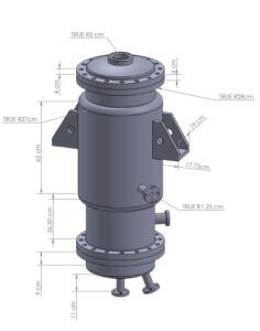 Design of Vertical Jacketed Condenser