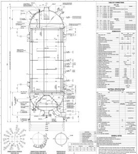 بخشی از اسناد صنعتی equipment data-sheet راکتور متانول پتروشیمی مرجان