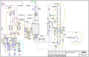 Simulation of a Cryogenic Air Separation Unit